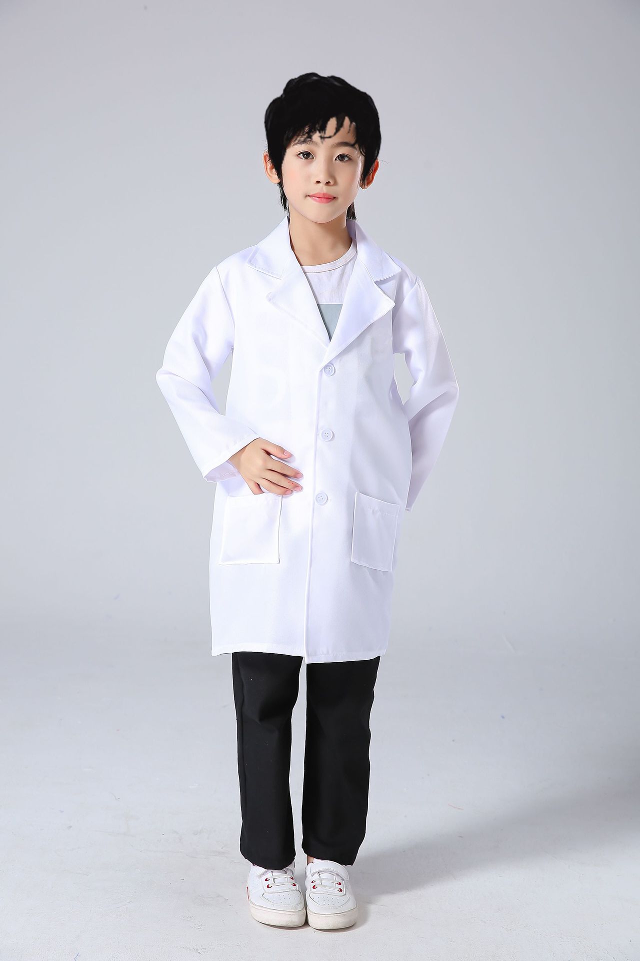 儿童表演白大褂儿童医生护士服幼儿园白大褂演出服职业扮演表演服