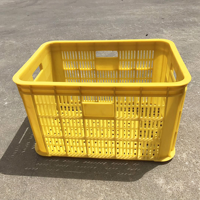 加厚塑料果品框 苹果橘子筐水果运输箱 大号加厚塑胶网格运输筐