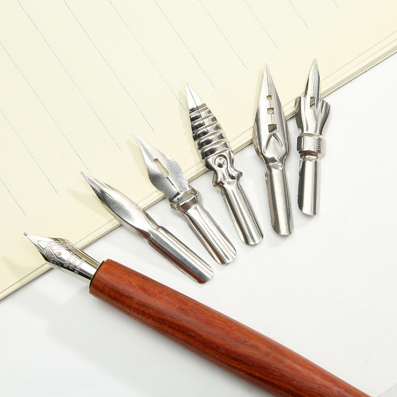 复古花体蘸水钢笔 英伦藏文笔尖测绘绘图蘸水笔教师节礼品批发