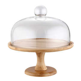 透明玻璃盖 蛋糕罩点心保鲜玻璃罩 食品级玻璃罩玻璃盖食物