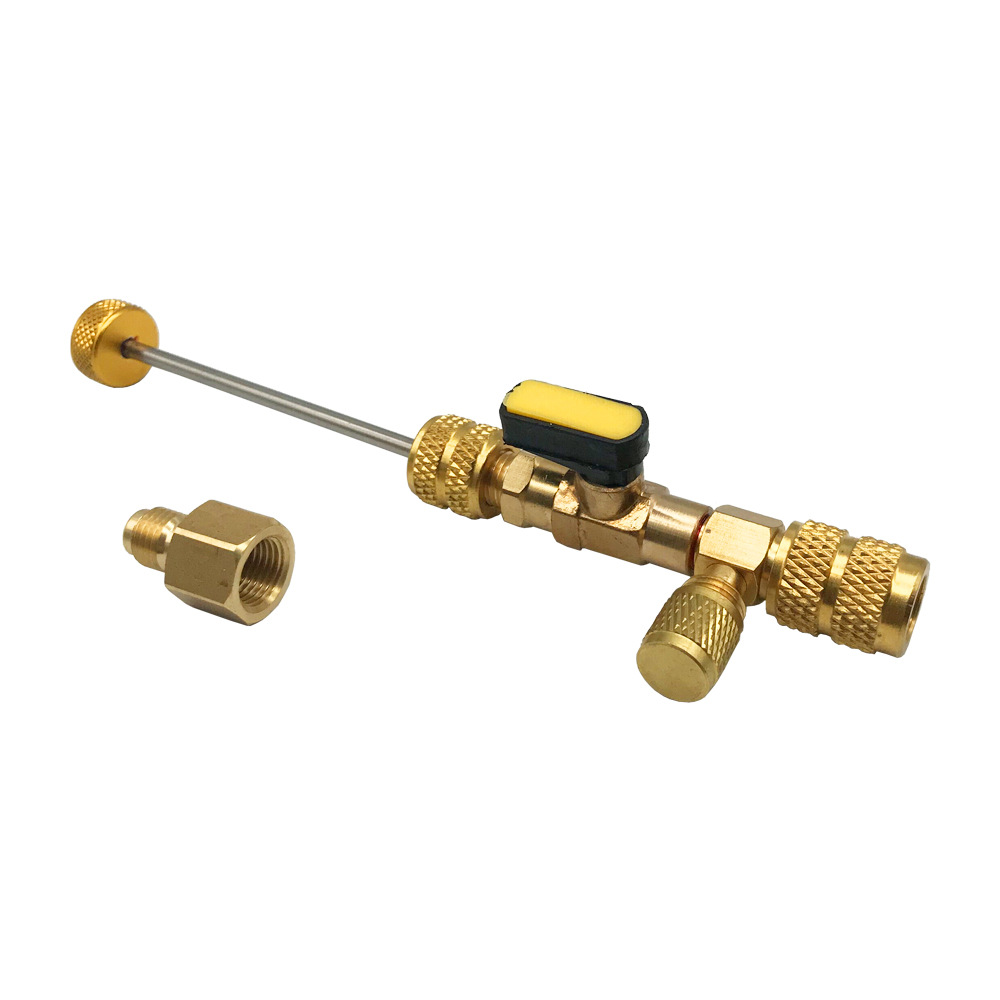 快速更换阀芯 汽车空调维修 1/4"和5/16"接口气门芯装卸工具