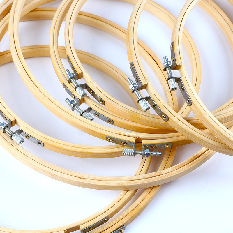 竹绣绷十字绣辅助工具刺绣配件圈绣花绷子固定圈圆形架子刺绣苏绣