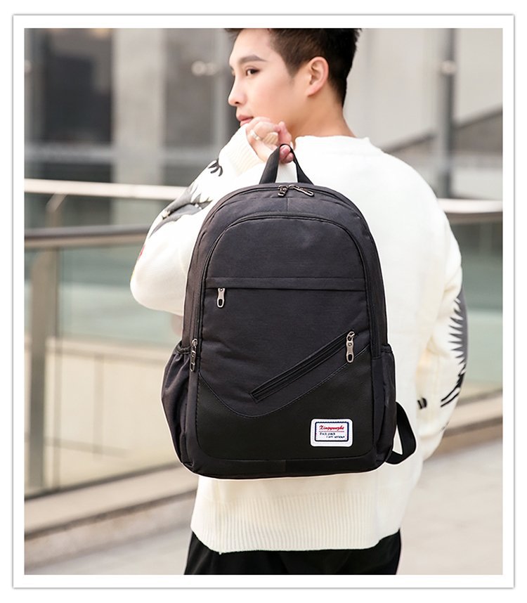 New Three-Piece Set Shoulder Messenger Bag Korean Style Large Capacity Casual Computer Bag Men and Women School Bag One Piece Dropshipping