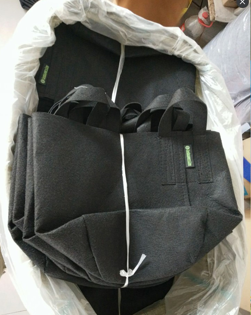 种植桶植物种植袋无纺布育苗袋毛毡种植袋黑色美植袋种植桶