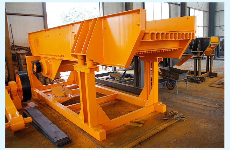 矿山机械3812振动给料机棒条振动给料机3.8米乘1.2米 矿山加料