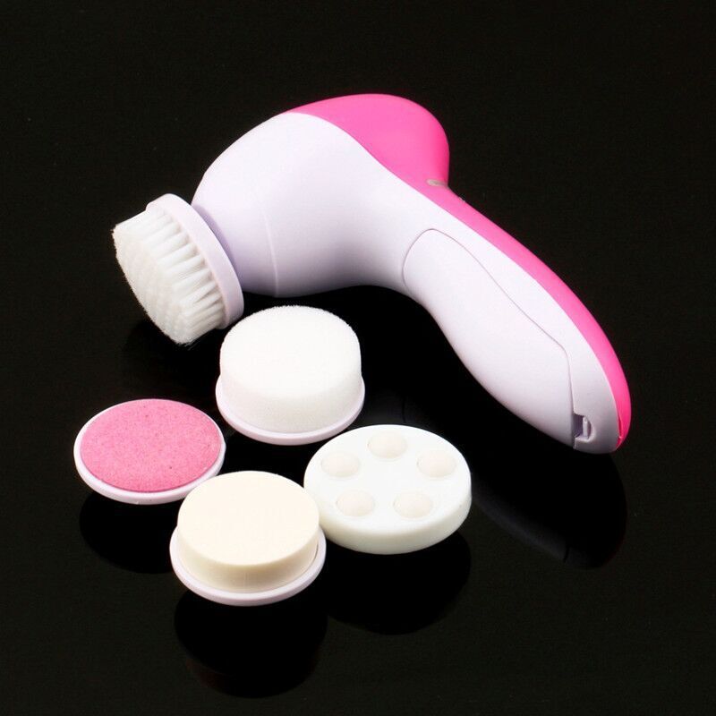 Five-in-One Cleansing Instrument Multifunctional Facial Cleansing Instrument Facial Cleansing Instrument Electric Facial Massager Beauty Instrument Pore Cleaner