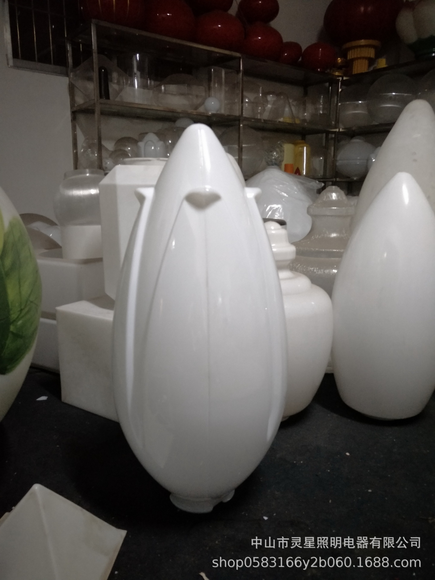 加工定制 玉兰罩灯罩 户外防水围墙灯柱头灯路灯景观灯灯罩-阿里巴巴