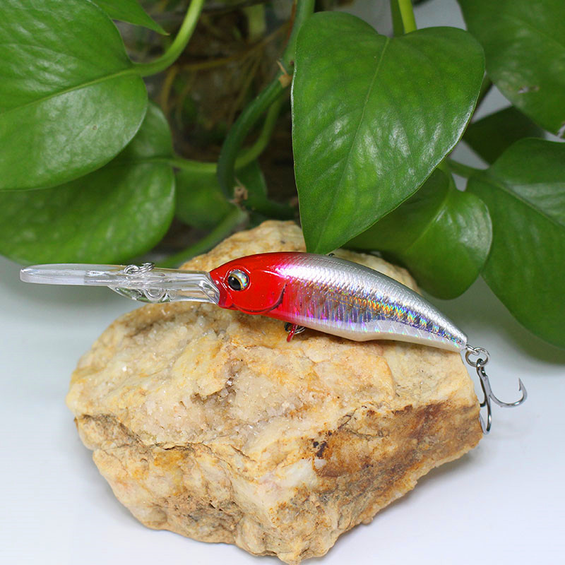路亚饵米诺7.5克长舌深潜水0-4米淡水鳜鱼翘嘴鲈鱼海钓海鲈石斑鱼
