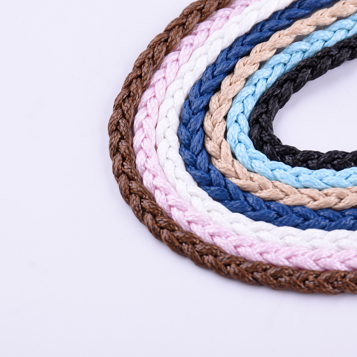 三股麻花辫蜡绳编织绳 diy手工麻花辫子绳 多色辫蜡绳编织绳