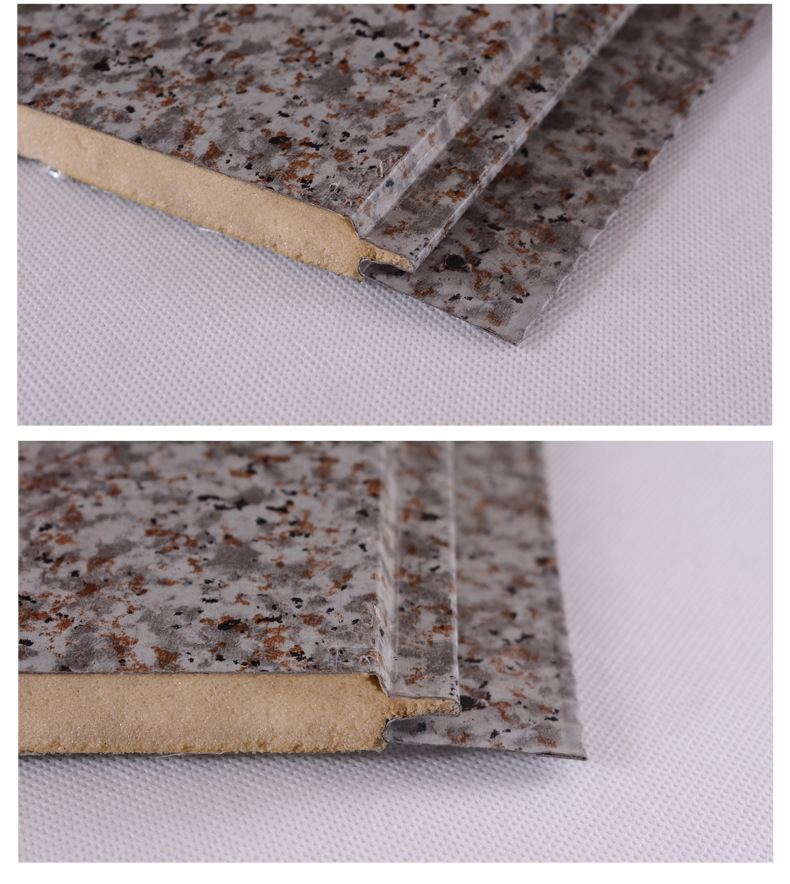 批发价格pu发泡板 大理石纹金属雕花板 保温隔热材料 外墙装饰板