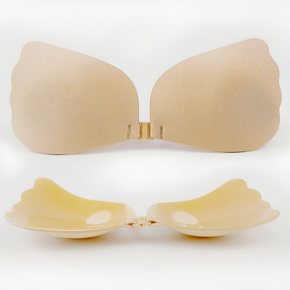 厂家直销硅胶隐形内衣天使之翼透气聚拢婚纱无钢圈无痕隐形文胸贴