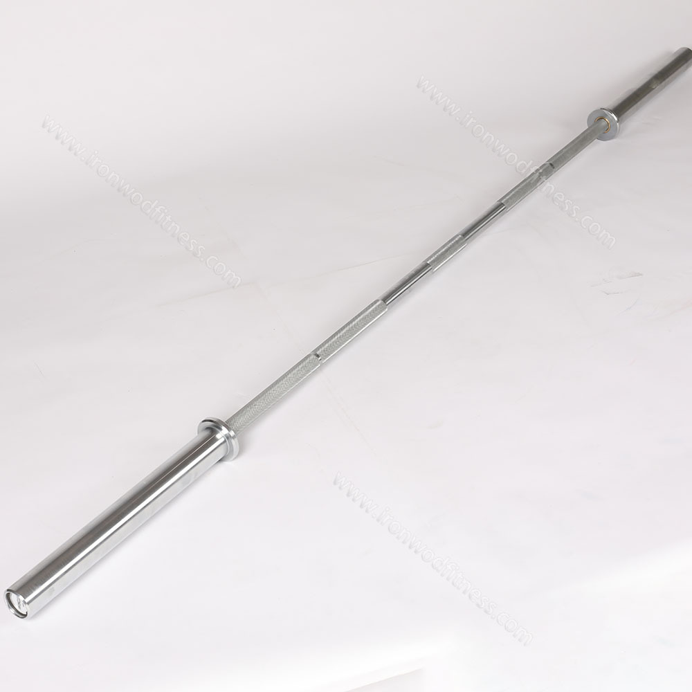 举重用品-力量举杠铃杆高承重硬拉杠铃杆深滚花商用级举重杆1500lb高