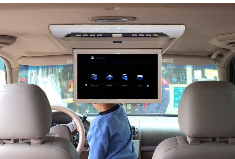 汽车载19寸mp5吸顶电视机货车用液晶显示器多媒体高清1080p显示屏