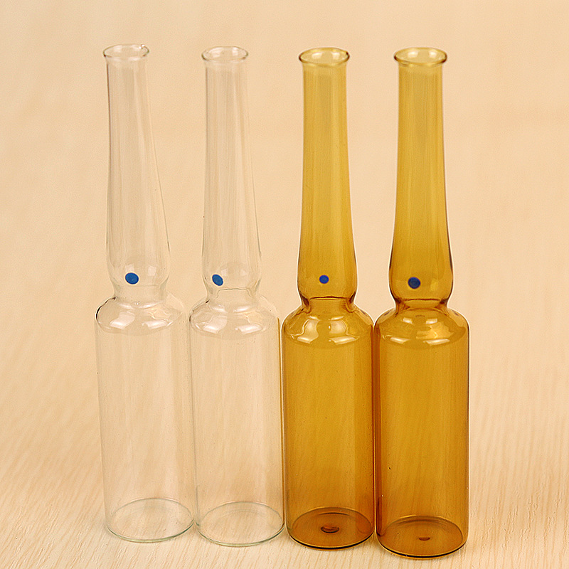 5ml 透明曲颈易折安瓿瓶 低硼硅安瓿瓶 3168只/箱 整箱卖