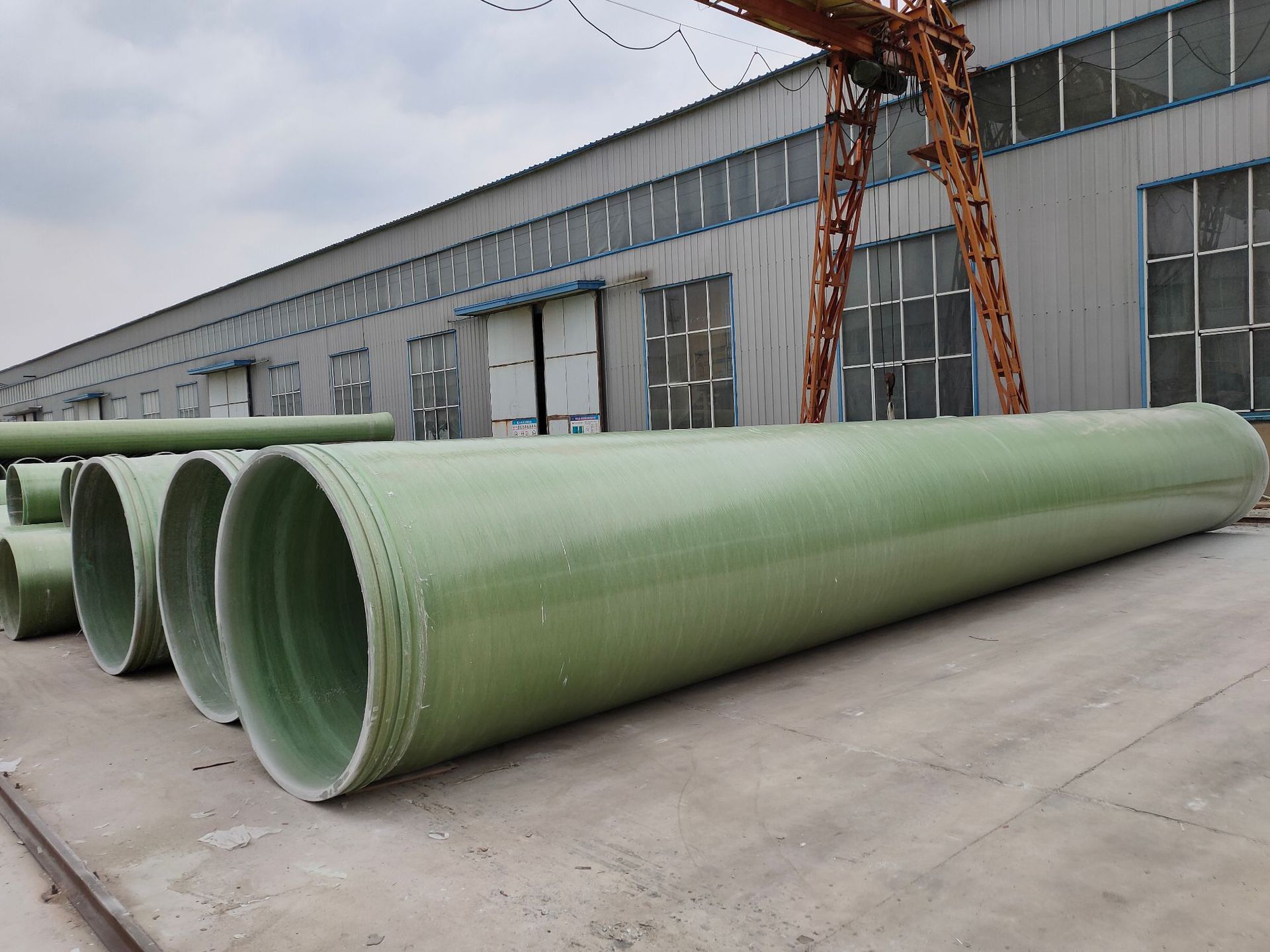 玻璃钢工艺通风管玻璃钢缠绕管道大口径化工管道玻璃钢电缆 管道-枣强