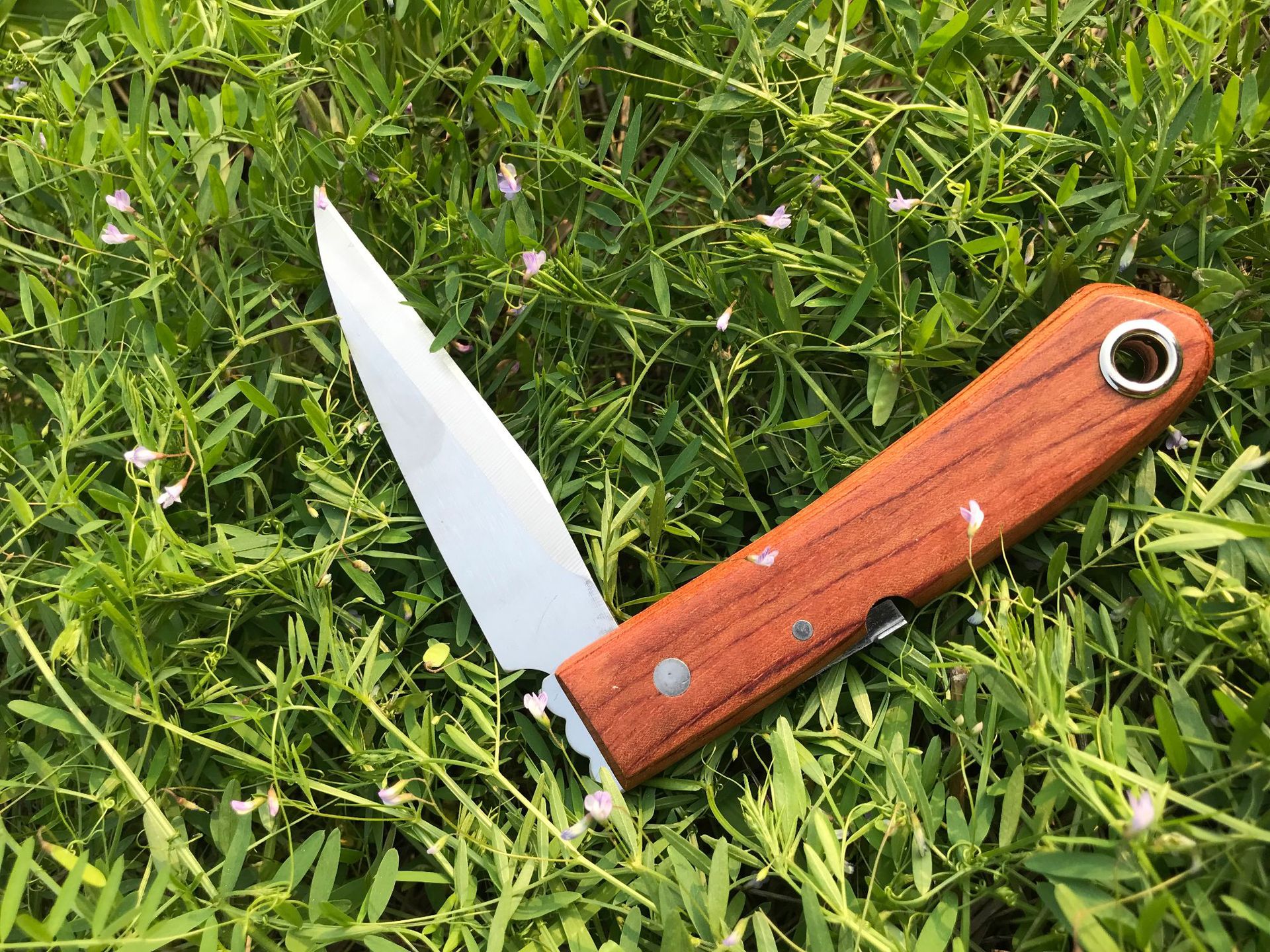 厂家直销 园艺园林嫁接刀折叠木柄专业特级芽接刀削木果树接树刀