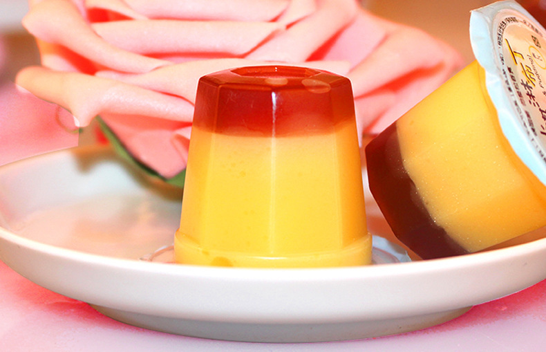 中国台湾新巧风鸡蛋冰淇淋芒果味果冻166g果汁果冻布丁儿童零食