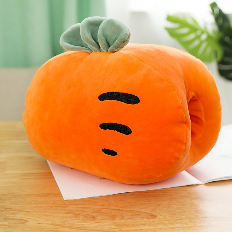 角落生物插手捂抱枕学生卡通暖手超柔胡萝卜玩偶活动礼品