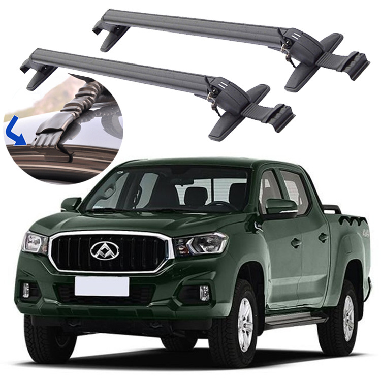 中兴领主铃拓大通t60帅铃t8皮卡车行李架免打孔车顶货筐射灯支架