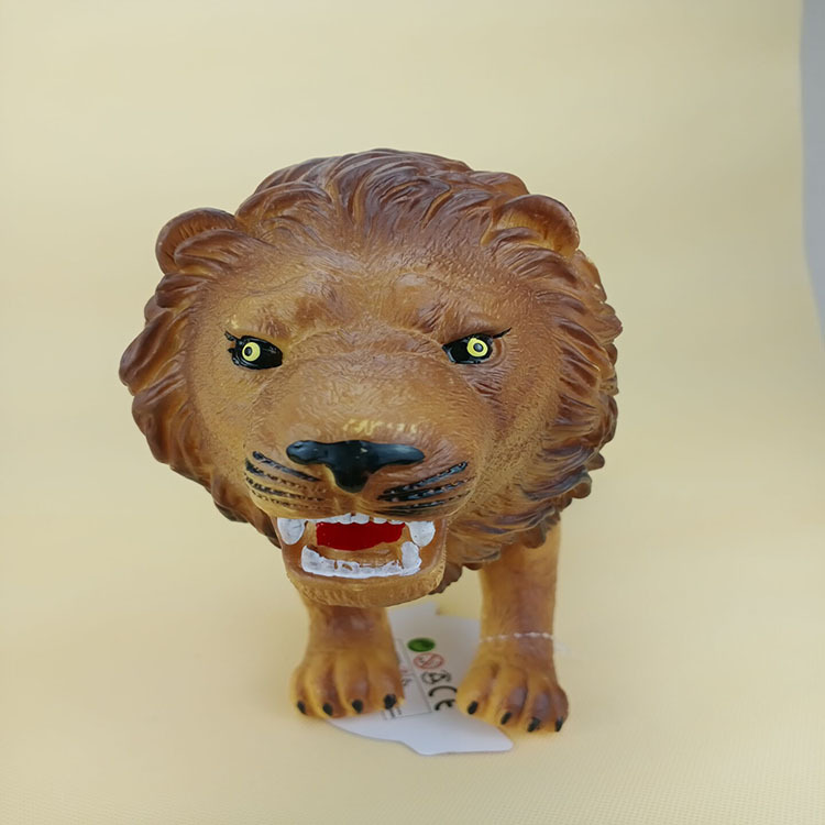 55厘米超大软胶仿真动物野生狮子玩具模型儿童礼品玩具批发