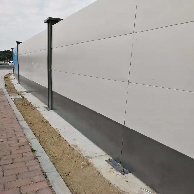 市政施工装配式钢结构围挡地铁建筑工程钢结构围蔽广深a1款围墙