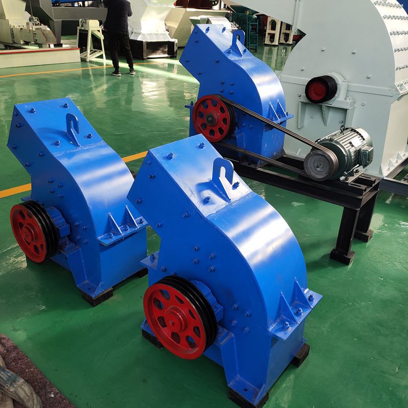 现货锤式破碎机重型石块破碎设备玻璃酒瓶破碎机各种粉碎机