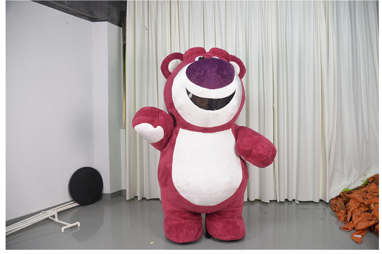 草莓熊充气服装人偶服玩具总动员玩偶服卡通人偶服装公仔人偶服装