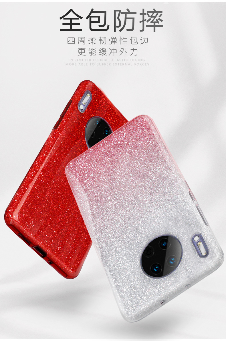 适用华为mate40手机壳少女款mate40pro硅胶全包防摔tpu手机套plus