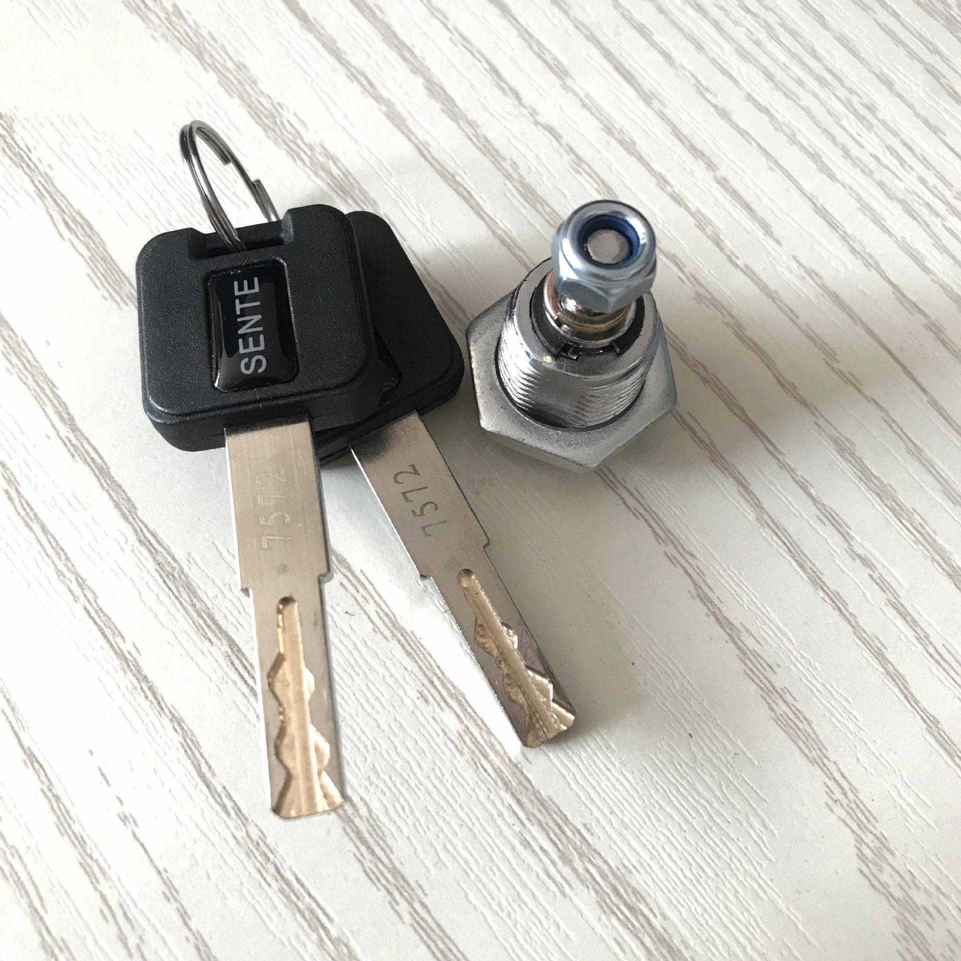 保险箱锁芯梅花锁左右通开旋转保险柜应急锁