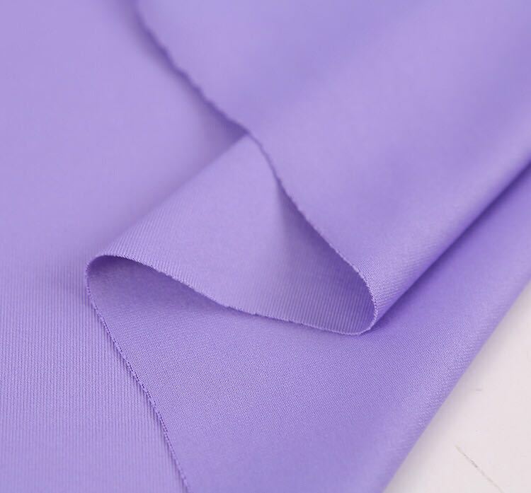 现货厂家230g牛奶丝涤氨四面弹泳装礼服内衣瑜伽服面料