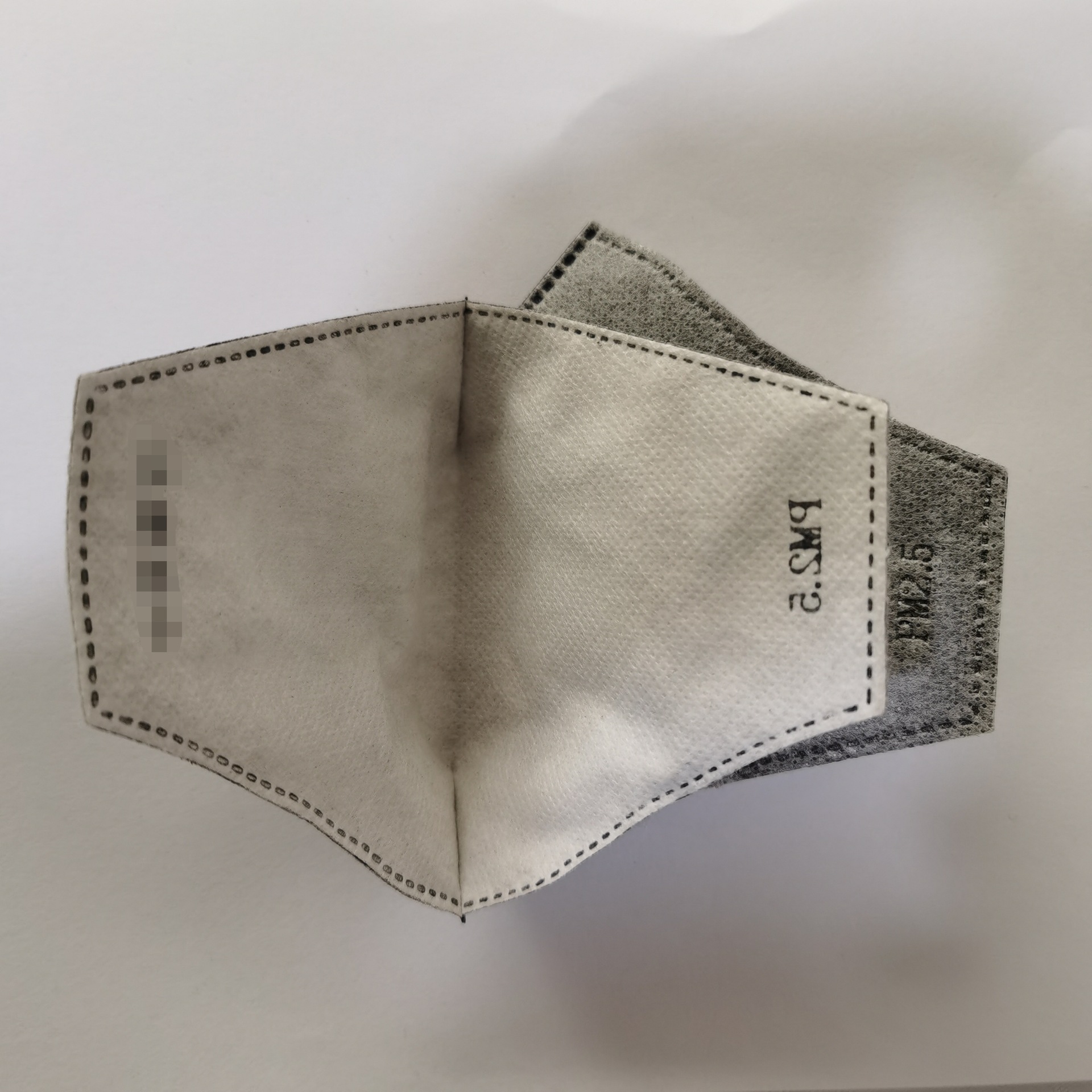 棉布口罩专用滤片pm2.5防雾霾防尘口罩通用立体过滤滤片口罩滤片