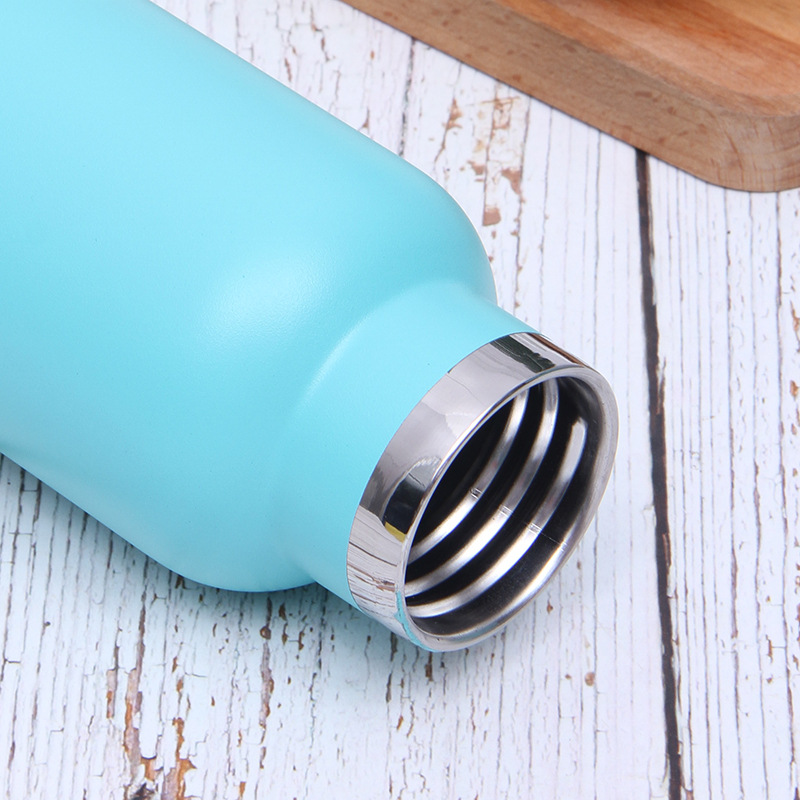 欧美热销美式大口保温杯便携登山运动水壶车载骑行礼品水杯定制