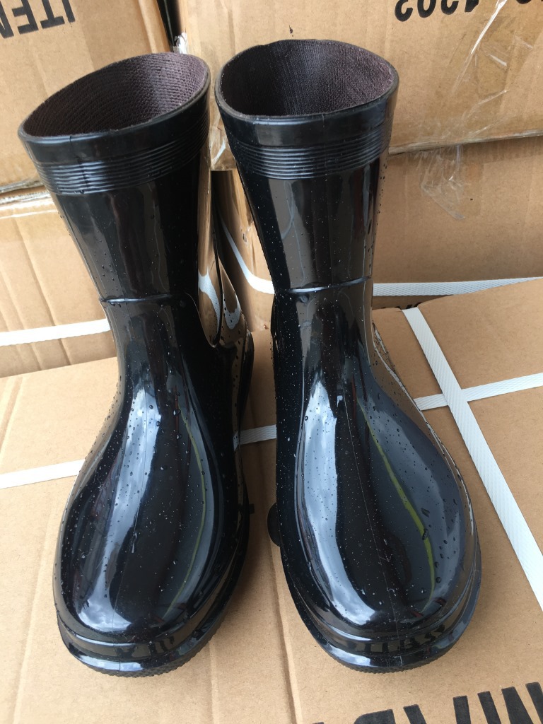厂家直销上海双钱雨靴劳保雨靴男短筒防水鞋pvc耐油耐酸碱雨鞋