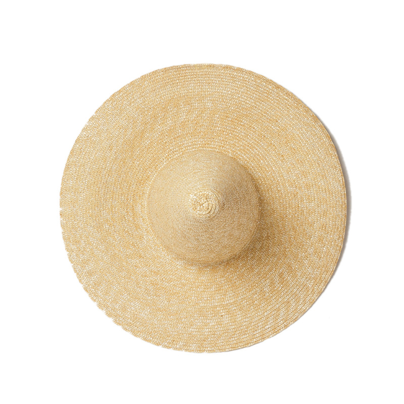 欧美复古长尖顶大檐麦秆草巫师帽魔法师帽舞台走秀表演凹造型草帽