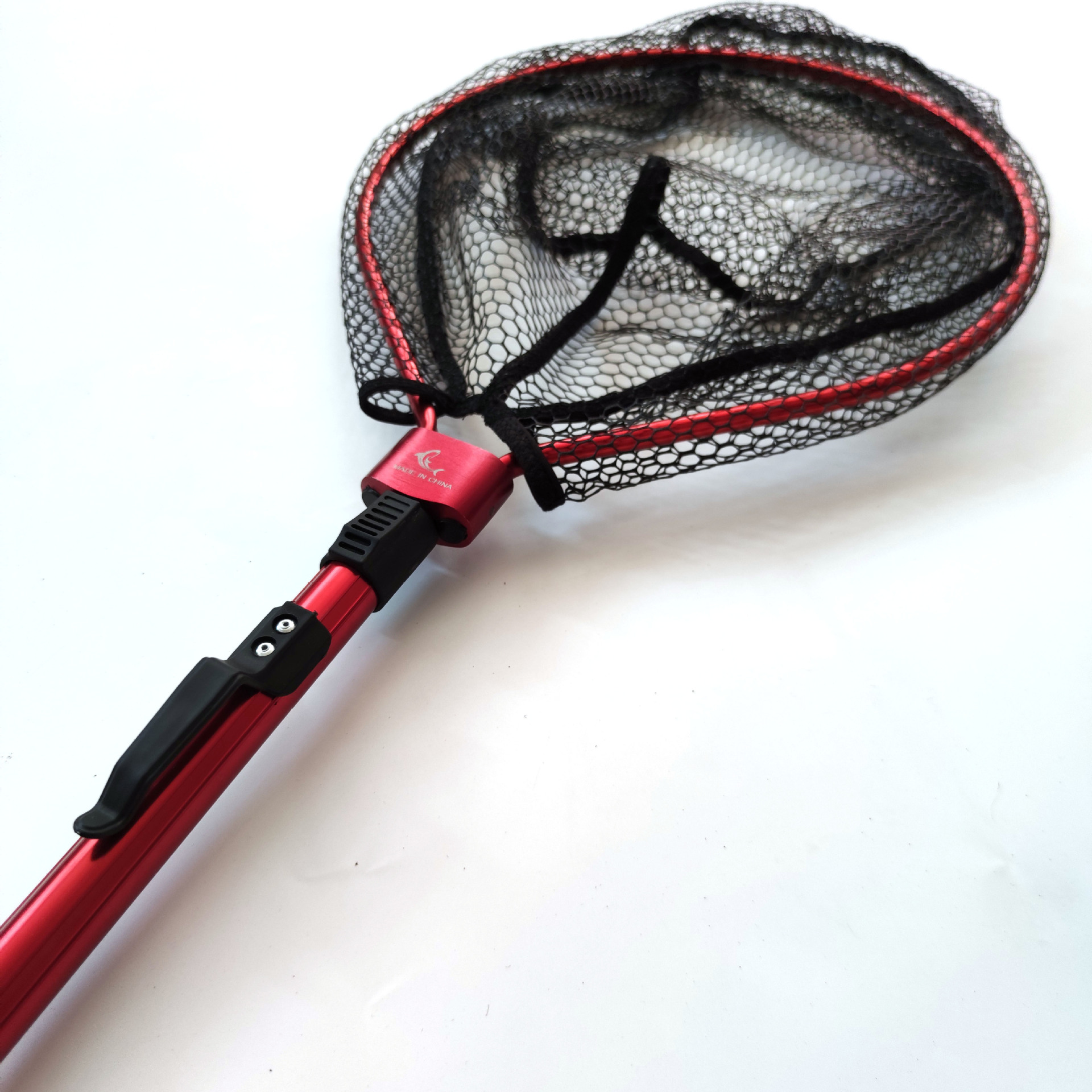 筏钓抄网防挂路亚抄网铝合金折叠手抄网飞蝇钓抄网操网儿童捞鱼网