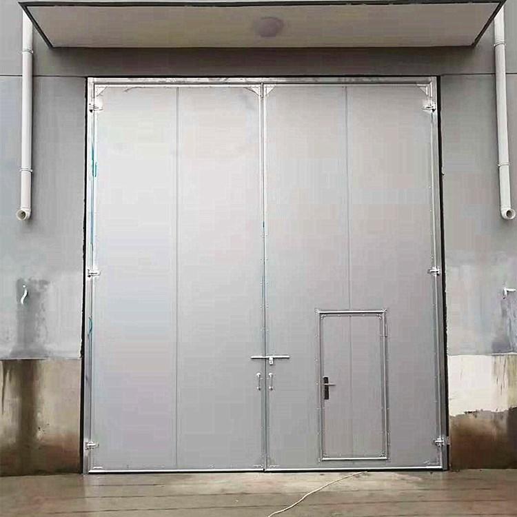 源头工厂生产工业门工业平开门车间彩钢大门工业保温平开门jf定制