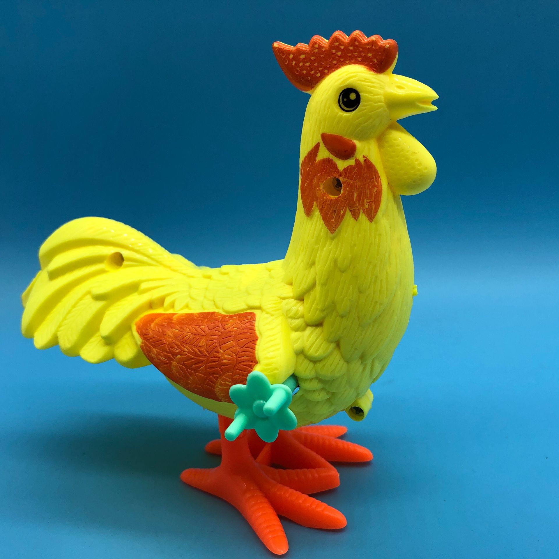 上链发条跳跳鸡 儿童玩具小鸡 2元店批发货源地摊 赠品小礼品促销