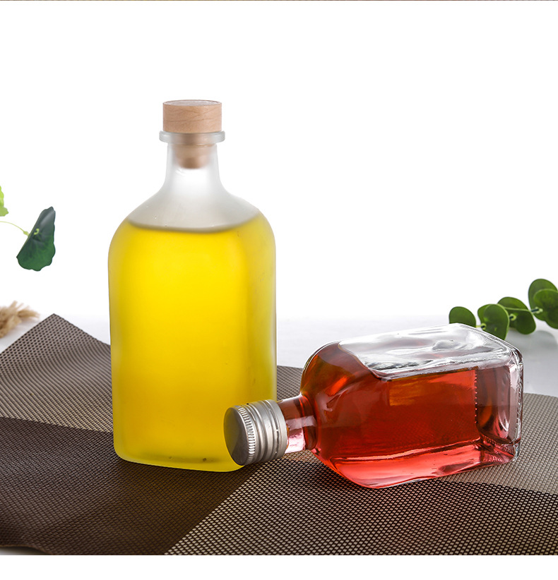 果酒瓶玻璃瓶蜜桃乌龙女士酒瓶青梅果酒瓶子 饮料瓶