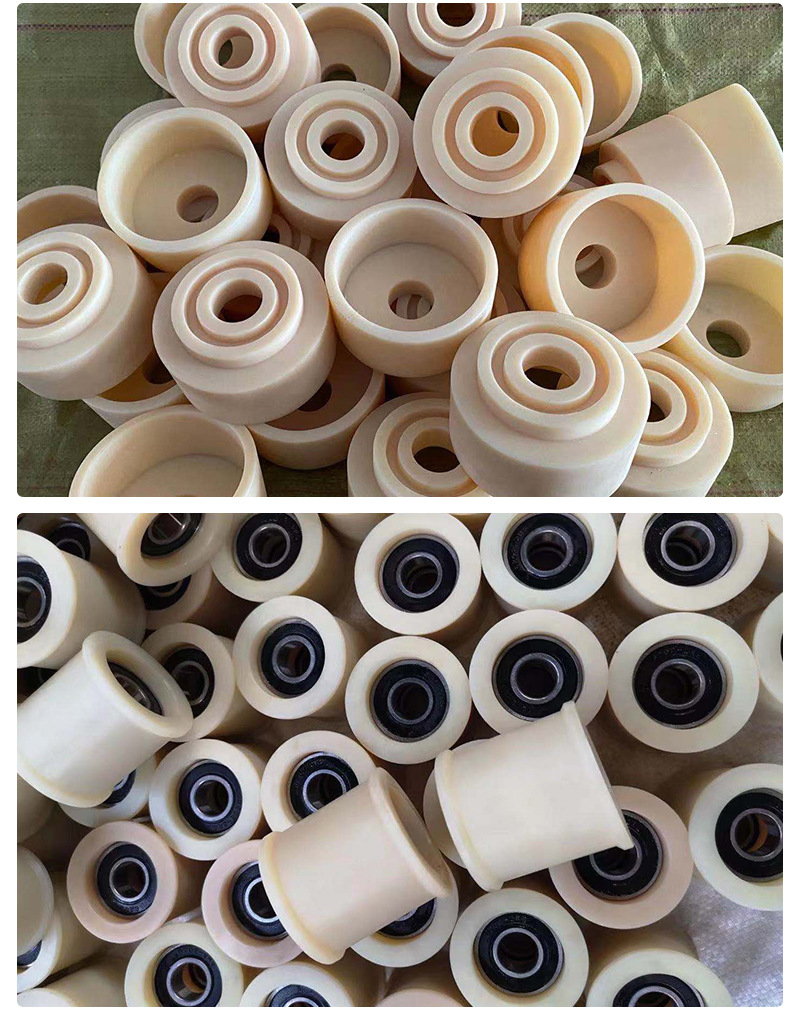 尼龙皮带轮吊车轨道滑轮 厂家供应尼龙滑轮电缆放线滑轮