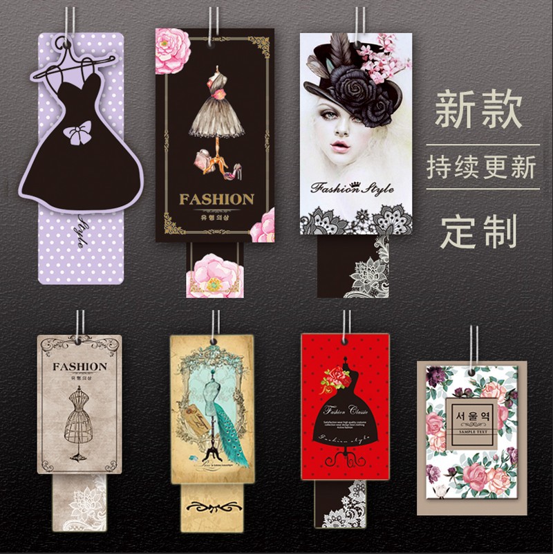潮牌服装吊牌女装内衣店pvc软胶吊牌 沙发撕不烂特种纸吊牌定做-报价