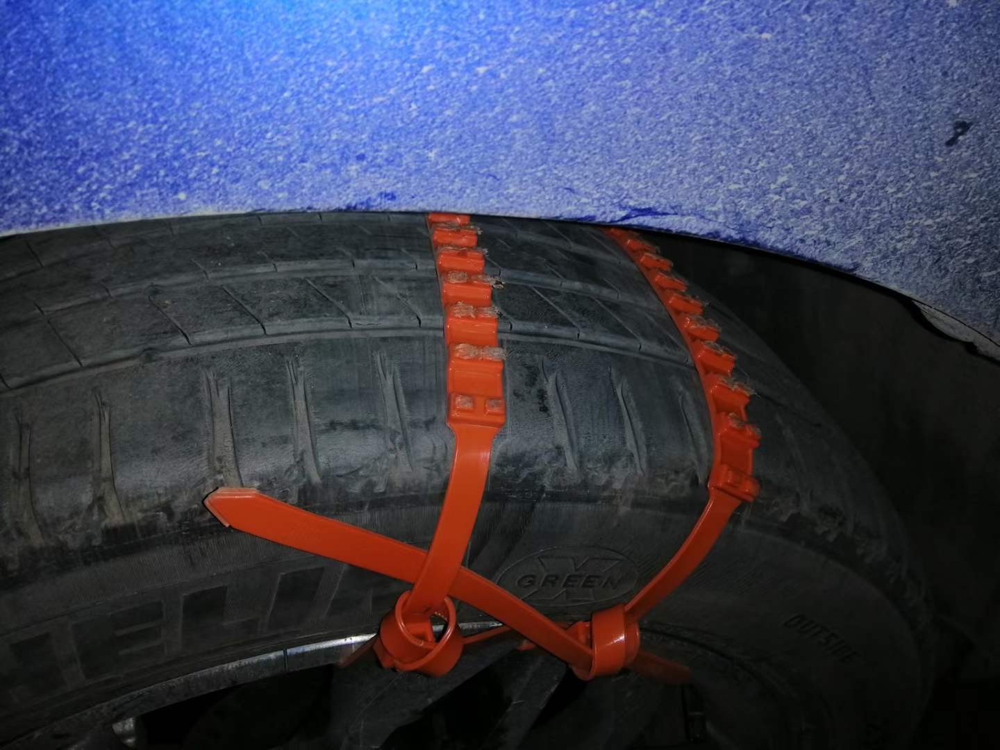 厂家直供汽车防滑塑料扎带 轮胎雪地 应急防滑链防滑防止打滑扎带