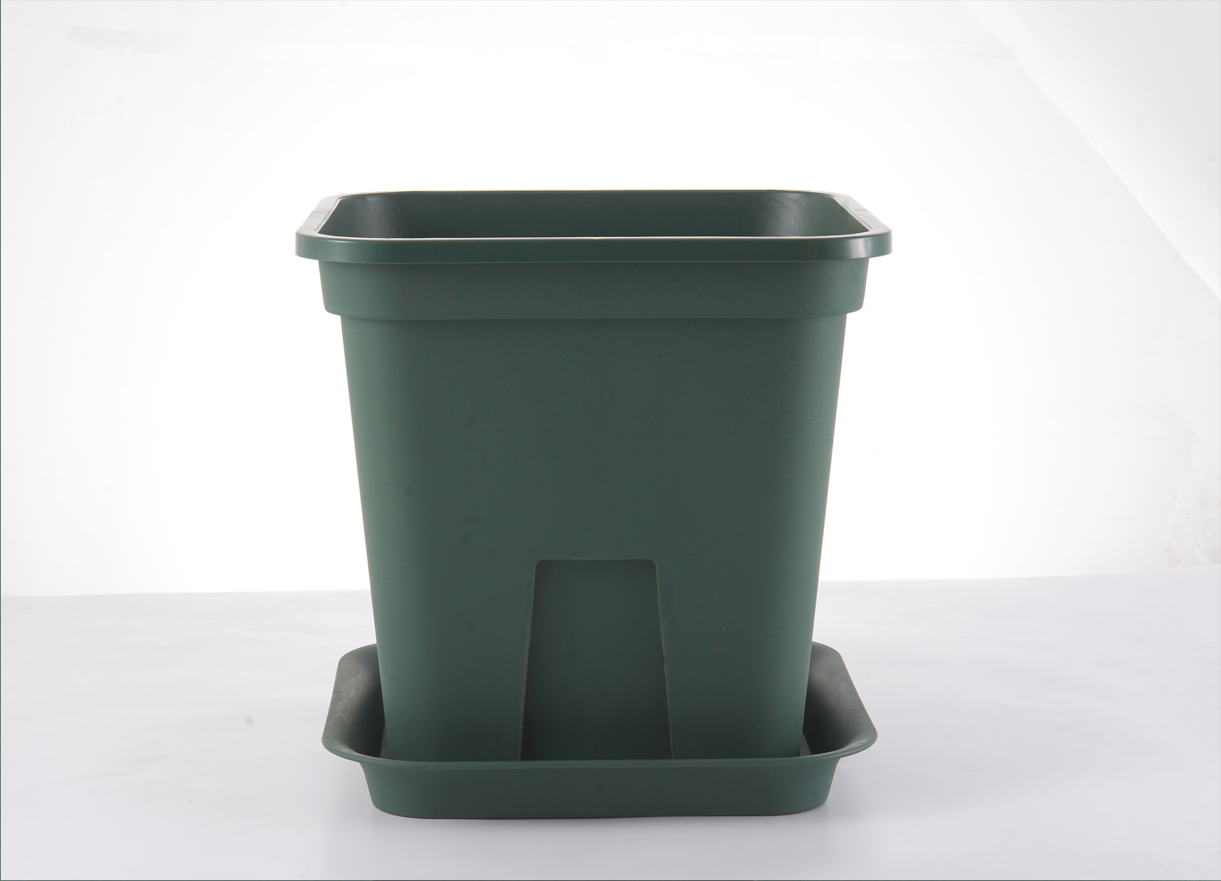 3号方形加仑盆控根盆 月季绿萝玫瑰塑料花盆 透气排水高腰青山盆