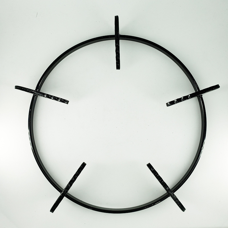 嵌入式煤气灶支架圆形通用燃气灶配件加厚防滑锅架天然气炉架五爪