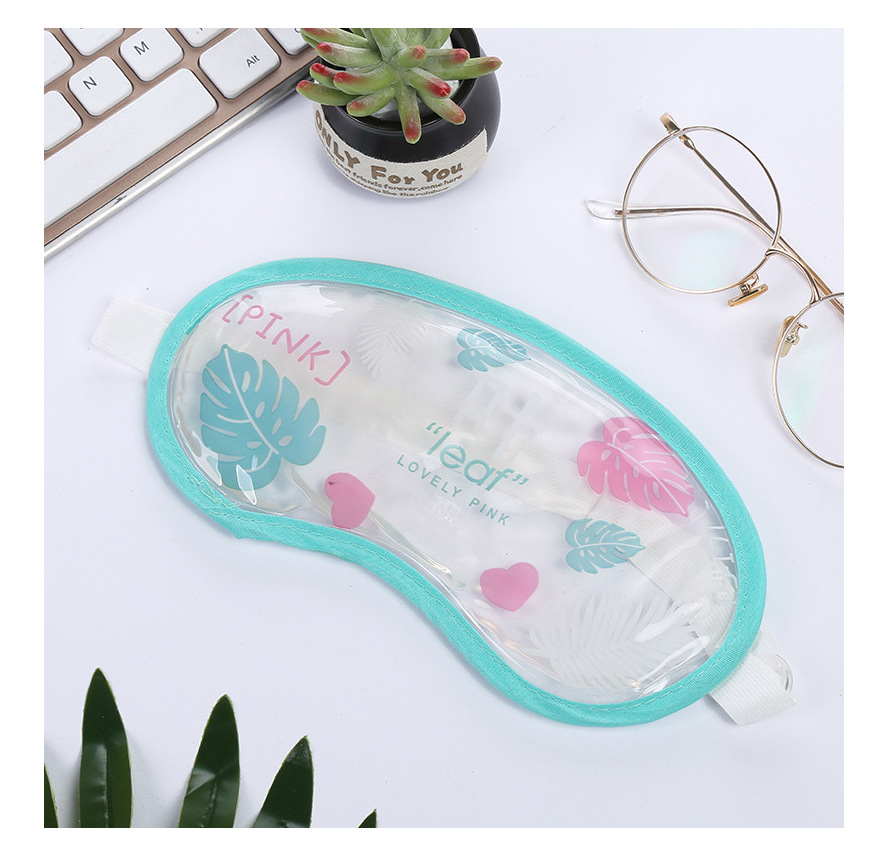 Cute Transparent Ice Eyeshade Gel Sleep Shading and Ventilation Ice Pack Cartoon Sleeping Cold Compress Eye Shield