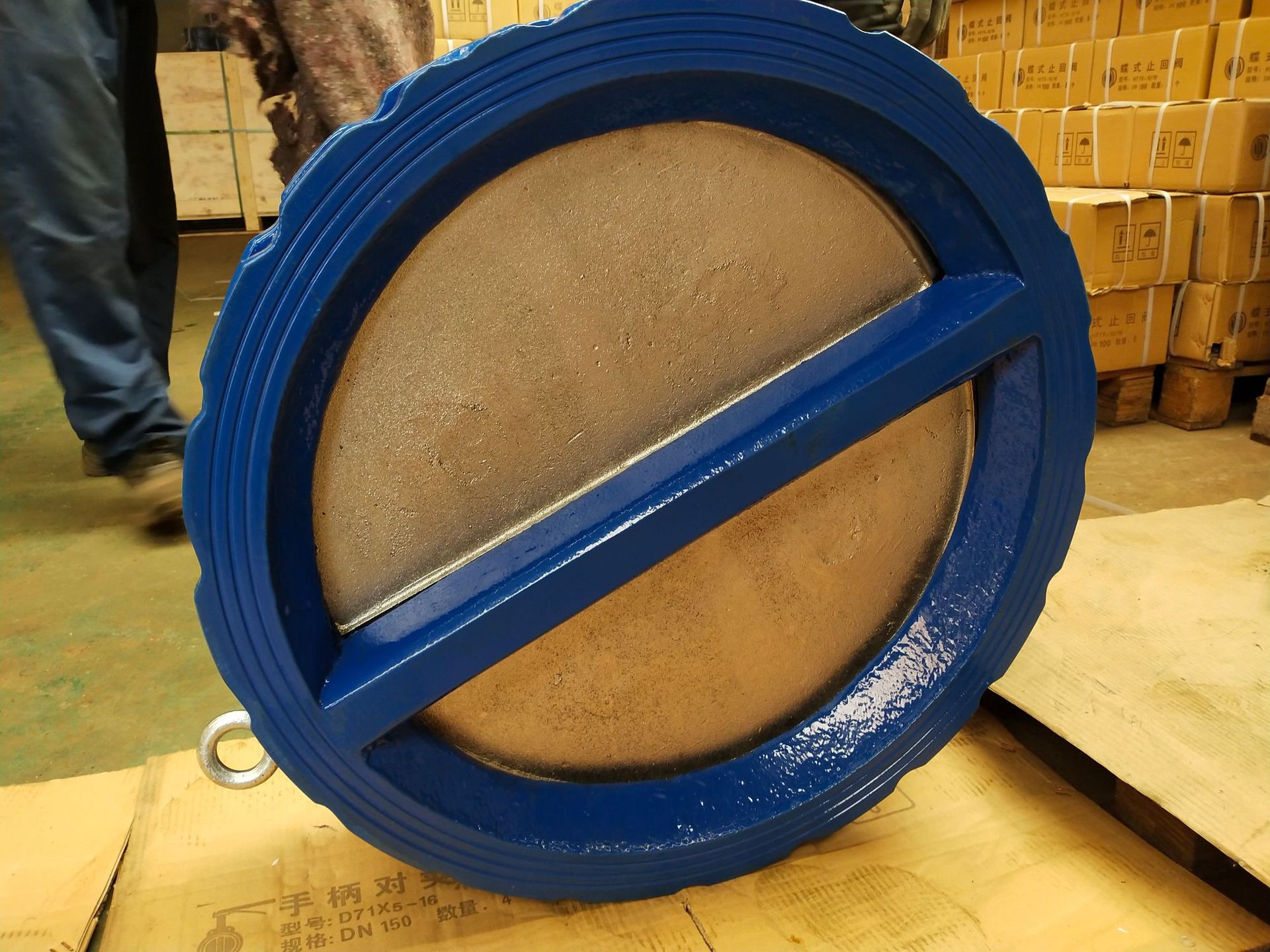 dh77x软密封双瓣对夹蝶形止回阀 球墨铸铁 不锈钢蝶式对夹止回阀