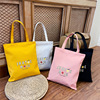 2021 new pattern fashion literature Female bag Canvas bag letter lovely Cartoon canvas Female bag leisure time One shoulder Inclined shoulder bag 2021 new pattern fashion literature Female bag Canvas bag letter lovely Cartoon canvas Female bag leisure time One shoulder Inclined shoulder bag