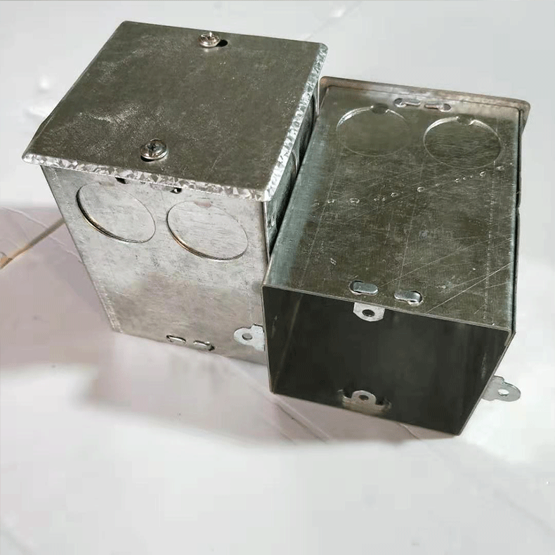 厂家供应活低外耳线盒 镀锌铁金属接线盒方盒标准86型接线盒