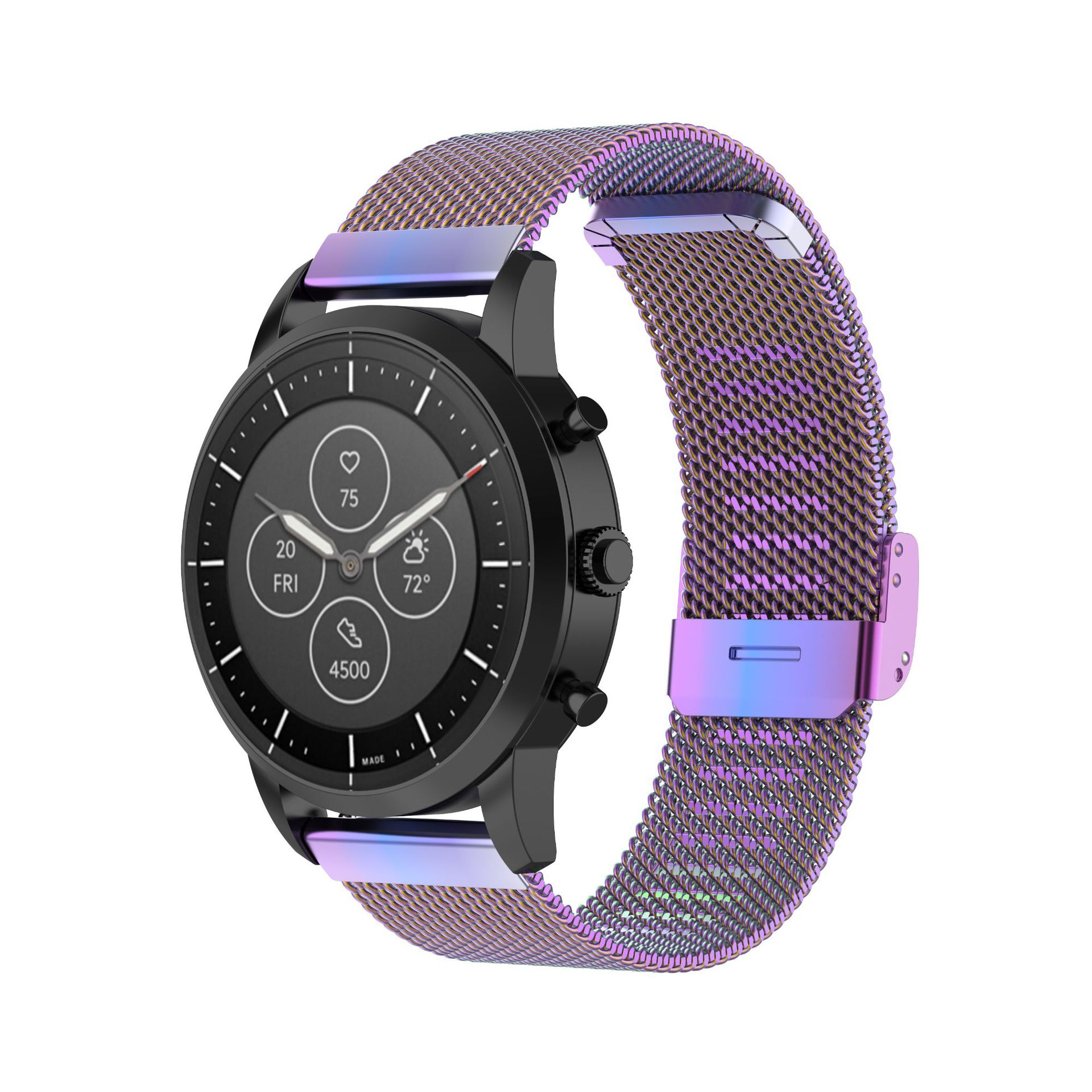 适用化石fossil hybrid smartwatchhr/mens sport通用表扣款网带