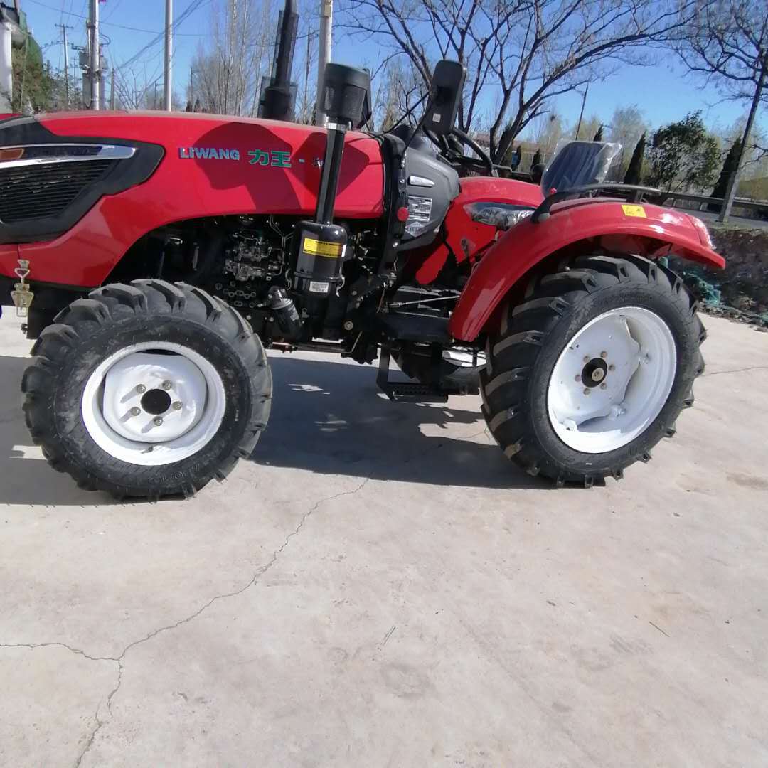 中拖力王504四驱高配拖拉机 前后配重莱动机型力王拖拉机参数