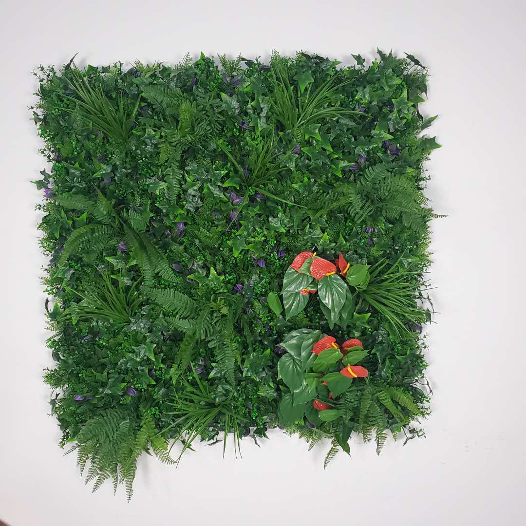 室内室外户外抗紫外线仿真植物墙草皮 酒店商场墙面假绿植